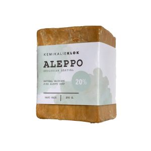 Aleppotvål 20% lagerbärsolja